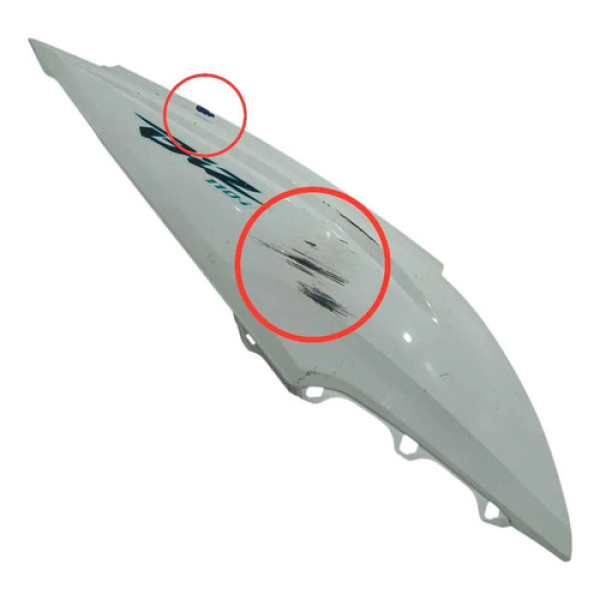 Carenagem Traseira Direita Honda Biz 110 18/24 Original Branco