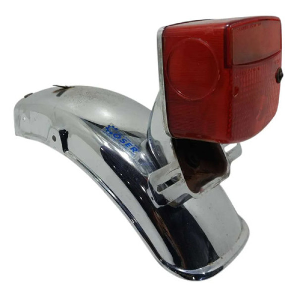 Paralama Tras Completo Suzuki Intruder 02/08 Origi C/avaria Prateado
