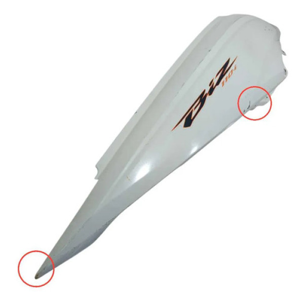 Carenagem Traseira Direita Honda Biz 110 18/24 Original Branco