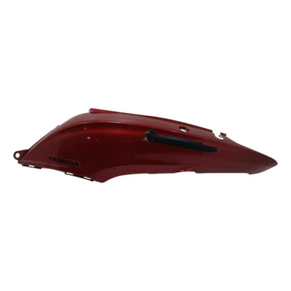 Carenagem Lateral Traseura Esq Honda Biz 125 11/17 Original Bordô