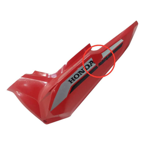 Carenagem Lateral Esquerda Honda Bros 160 22/24 Original Vermelho