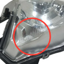Farol Yamaha Factor 150 18/24 Original C/avaria Ambos Lados