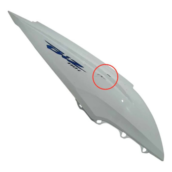 Carenagem Traseira Direita Honda Biz 110 18/24 Original Branco