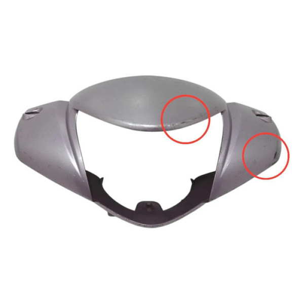 Carenagem Farol Honda Biz 125 11/17 Original Prateado