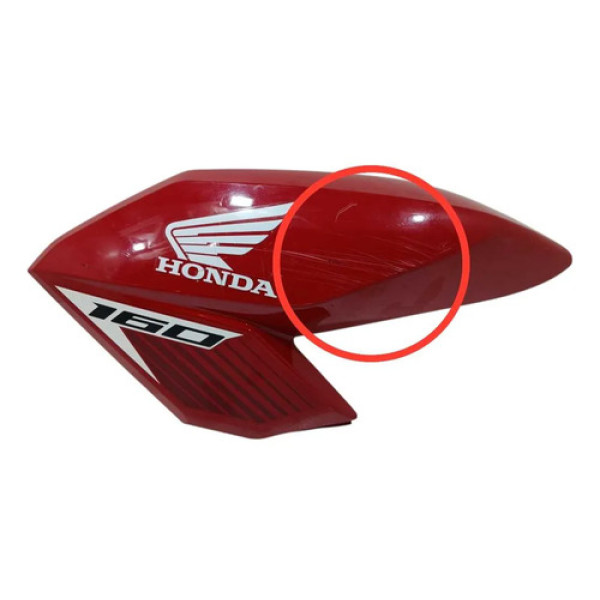 Carenagem Aba Tanque Esquerda Honda Cg 160 16/22 Original Vermelho