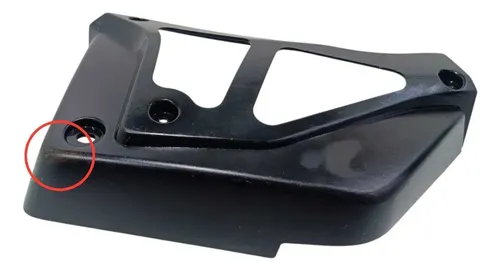 Carenagem Lateral Inferior Esq Honda Cg 150 05/08 Original Preto