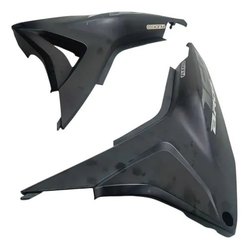 Carenagem Lateral Par Honda Nxr 160 Bros 14/18 Original Preto