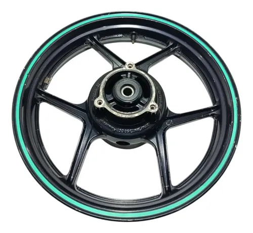 Roda Traseira Kawasaki Ninja 250r 08/12 Original Preta