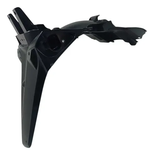 Paralama Suporte Placa Honda Biz 125 11/17 Original Preto