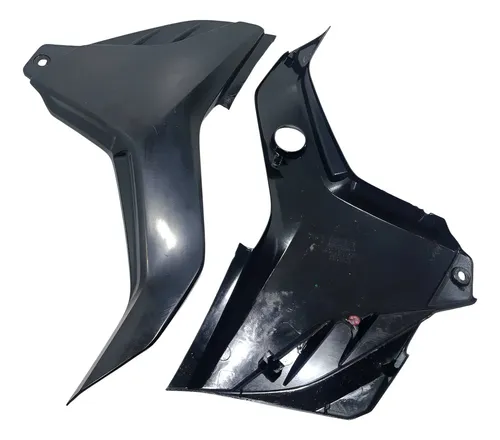 Carenagem Lateral Par Honda Cg 125 Fan Esd 14/18 Original Preto