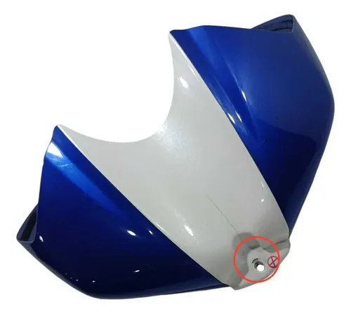 Capa Tanque Yamaha Yzf R6 06/07 Original C/avaria Azul