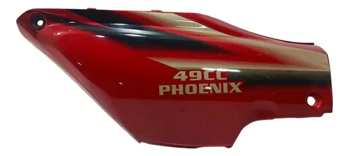 Carenagem Lateral Direita Shineray Xy 50 2005 Original C/ava Vermelho