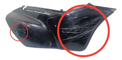 Carenagem Lateral Direita Honda Xr 250 0108 Original Preto