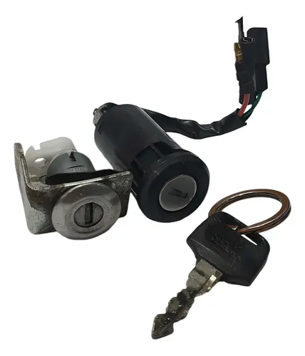 Chave Iguinição/trava Banco Honda Pop100 07/15 Original 