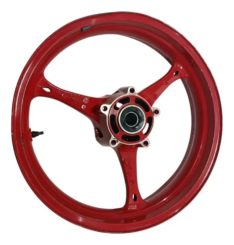 Roda Dianteira Suzuki Gsxr 750 07/09 Original C/avaria Vermelho