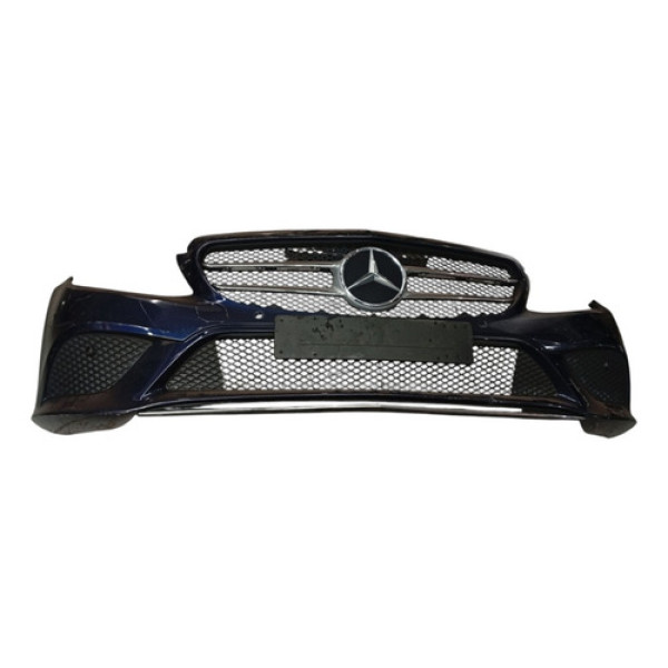 Parachoque Dianteiro Mercedes C200 Híbrido 2019 2020 Detalhe Azul