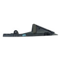 Moldura Externa Porta Traseira Esquerda Vw Nivus 2021 Preto
