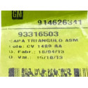 Estojo Triângulo Sinalização Chevrolet Camaro Ss 2011 2012