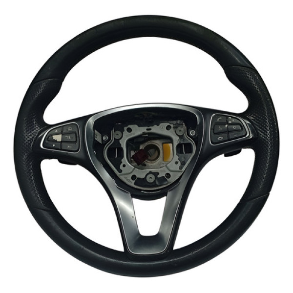 Volante Motorista Comando Mercedes C180 2014 2015 Preta