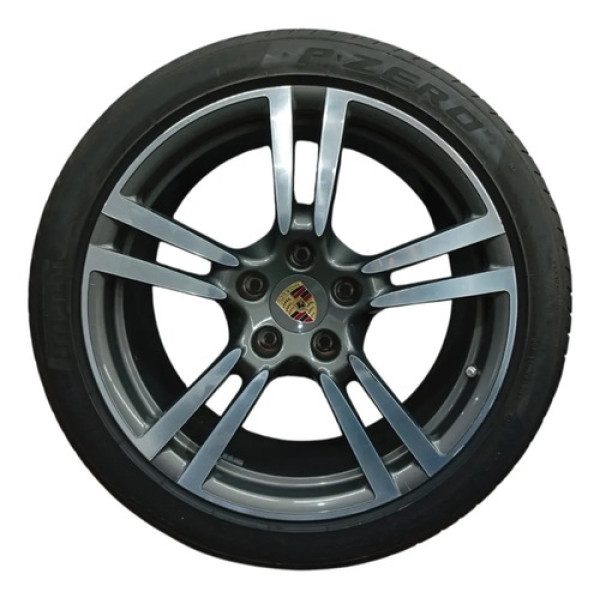 Roda Pneu Meia Vida 250 35 20 Porsche Panamera 4.8 T V8 2012 Cinza