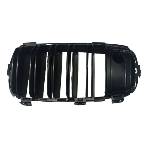 Grade Esquerda Parachoque Diant Bmw X6 M 4.4 2016 2017 Preto