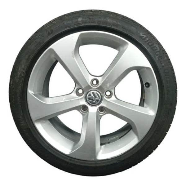 Roda Brooklyn Vw Golf Gti 2014 225 45 R17 Pneu Meia Vida