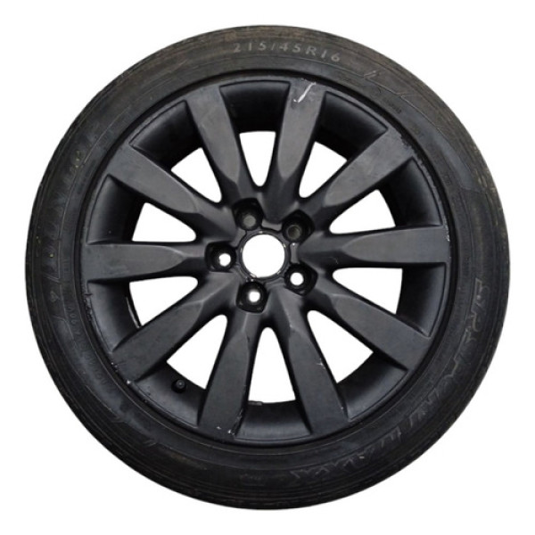 Roda Boa Pneu Bom Audi A1 2012 2013 2014 215 45 R16 Preto