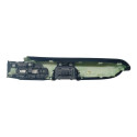 Acabamento Botão Porta Diant Dir Honda Crv Lx 2.0 2010 2011 Preto