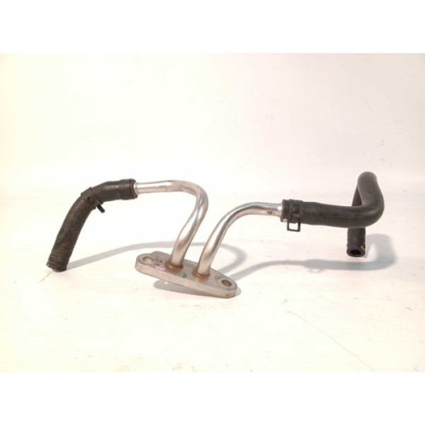 Cano Duplo Refrigeração Oleo Turbina Honda Civic G10 2018  Preta