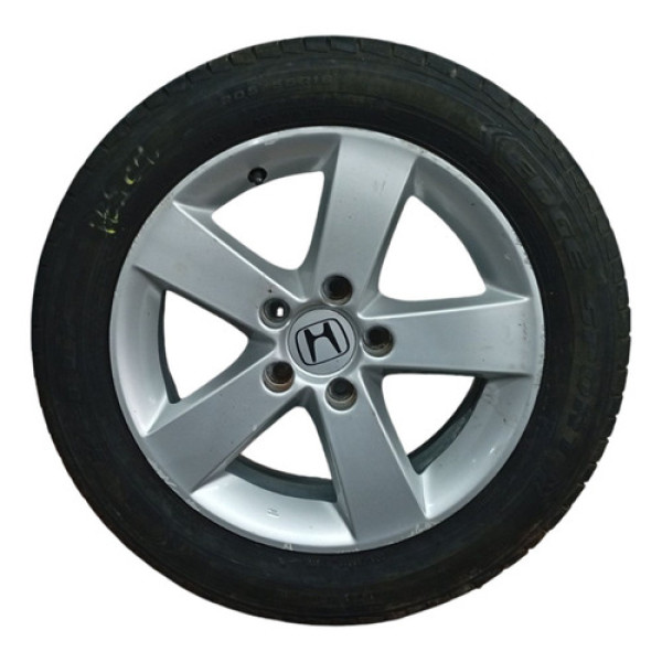 Roda Pneu Bom 205 60 16 Honda Civic Lxs 2009 2010 Branco