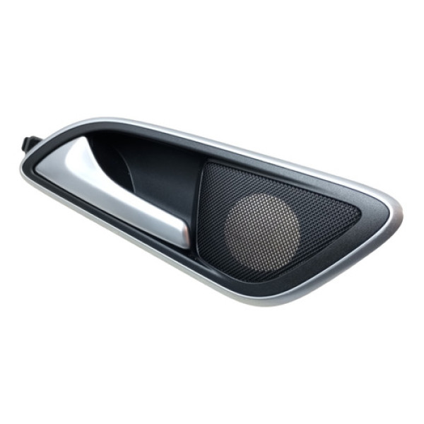 Maçaneta Interna Traseira Esq Mercedes Gla200 2014 2015 2018 Prata Traseira