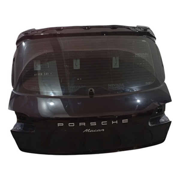 Tampa Traseira Vidro Vigia Porsche Macan 2.0 2017 2018 Preto