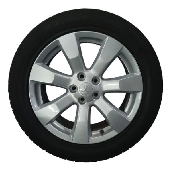 Roda Pneu Bom Aro 18 Mitsubishi Outlander 2.4 2010 2011 Cinza