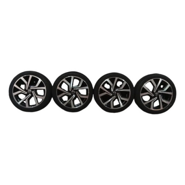 Jogo Roda Pneu Meia Vida Vw Virtus Exclusive Polo Gts 2025