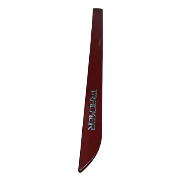 Acabamento Porta Dianteira Direita Chevrolet Tracker 2023 24 Vermelho