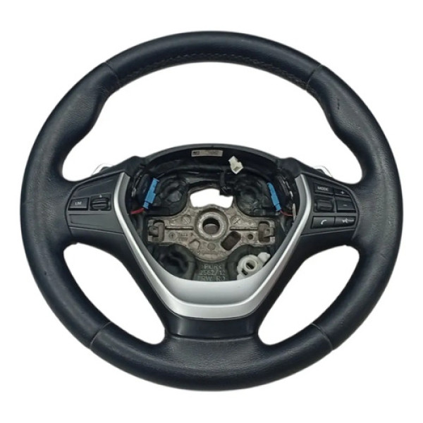 Volante Motorista Comando Bmw 320i 2.0 2014 2015 Preto