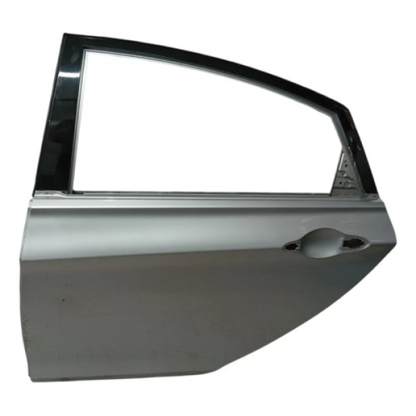 Porta Traseira Esquerda Sonata Gls 2.4 2011 2012 Traseira Esquerdo Cinza