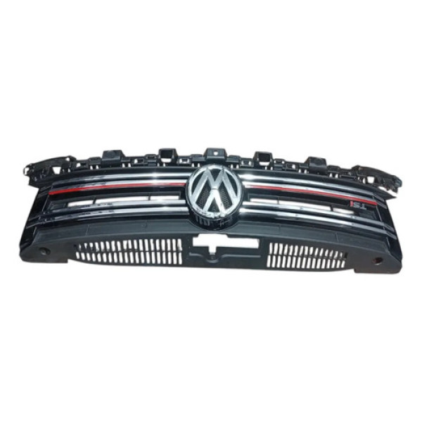 Grade Frontal Parachoque Diant Vw Tiguan 2.0 2011 Detalhe
