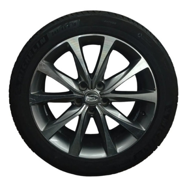 Roda Pneu Bom 245 45 18 Azera 3.0 V6 2014 Cinza
