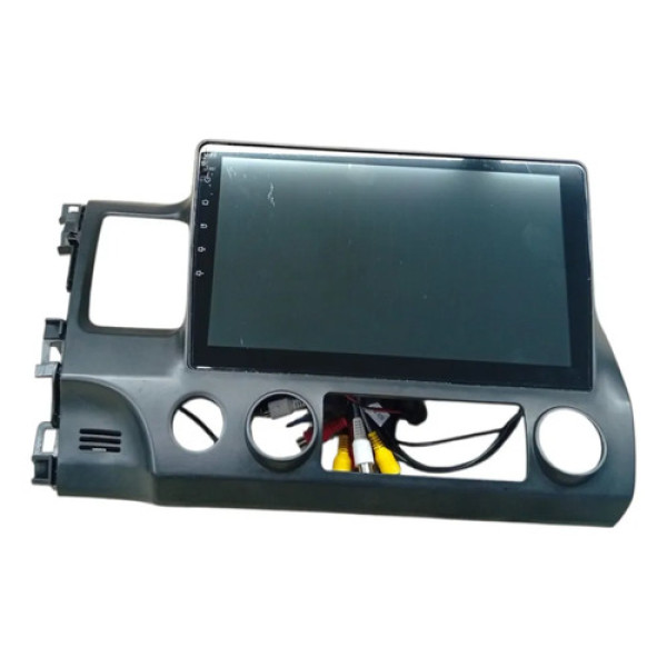 Moldura Multimídia Honda Civic 2011 2012 Preto