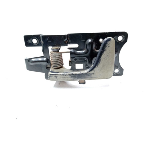 Maçaneta Interna Dianteira Esquerda Freelander 1 2003 2004  Preto Dianteira