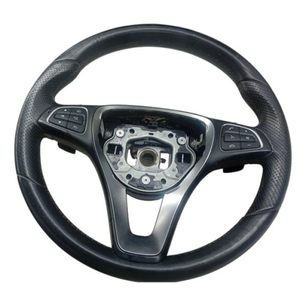 Volante Comando Mercedes C200 2.0 T 2015 2016 Detalhe