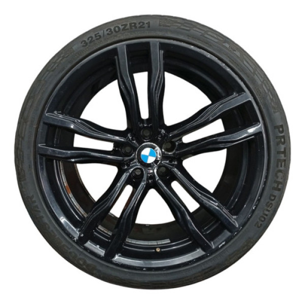 Roda Pneu Meia Vida Tras Bmw X6 M 4.4 V8 2018 335 30 Zr21 Preto