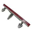 Refletor Esquerdo Parachoque Traseiro Gm Onix 2020 2021 Vermelho