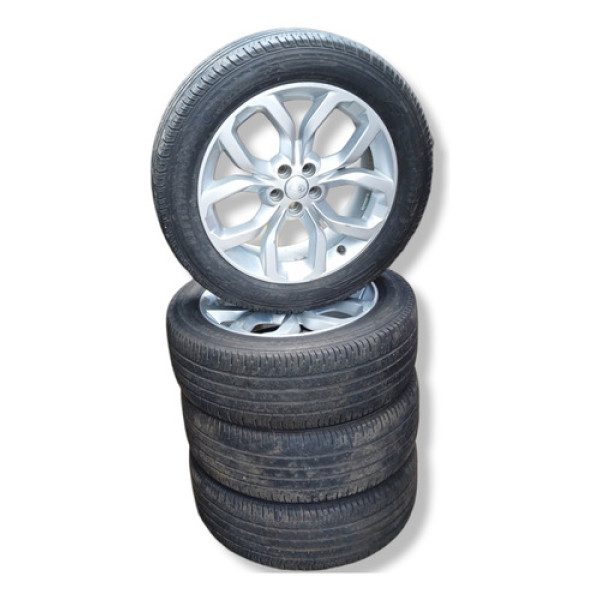 Jogo Roda Pneu Bom Discovery Sport 2016 2017 235 55 R18  Preto