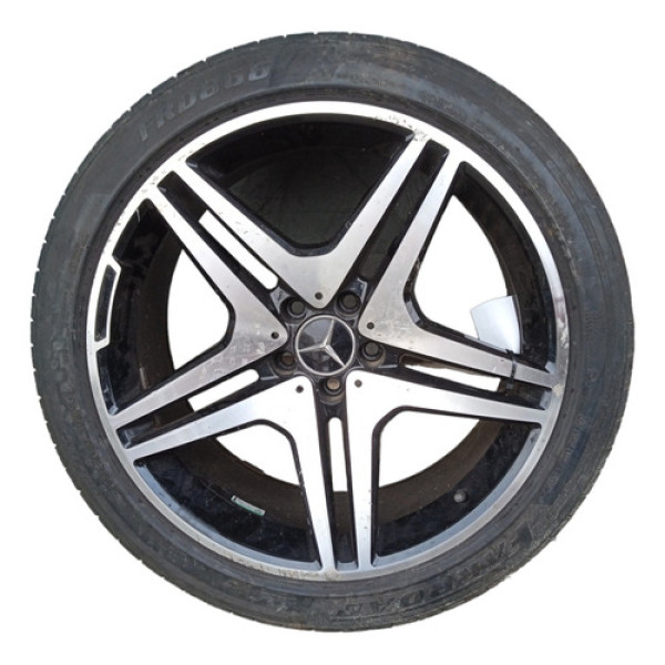Roda Pneu Meia Vida Mercedes Gla200 1.6 Amg 2014 245 45 Zr20 Prata