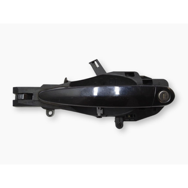 Maçaneta Externa Dianteira Esquerda Bmw X6 2013 2014 2015  Preto