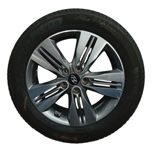 Roda Pneu Bom Ix35 Gl 2017 2018 225 55 R18 Preto