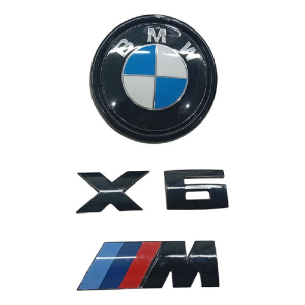 Emblema Letreiro Porta Malas Bmw X6 M 4.4 V8 Biturbo 2016