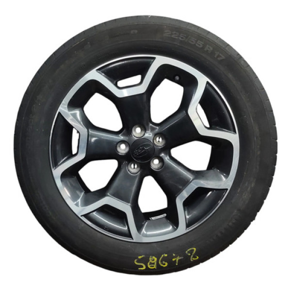 Roda Pneu Ruim 225 55 17 Subaru Impreza Xv 2.0 2018 Preto